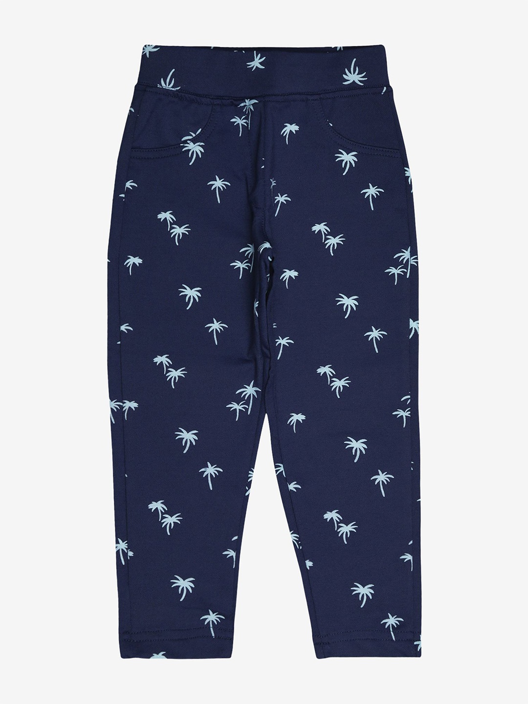 

Bodycare Kids Girls Printed Jeggings, Navy blue