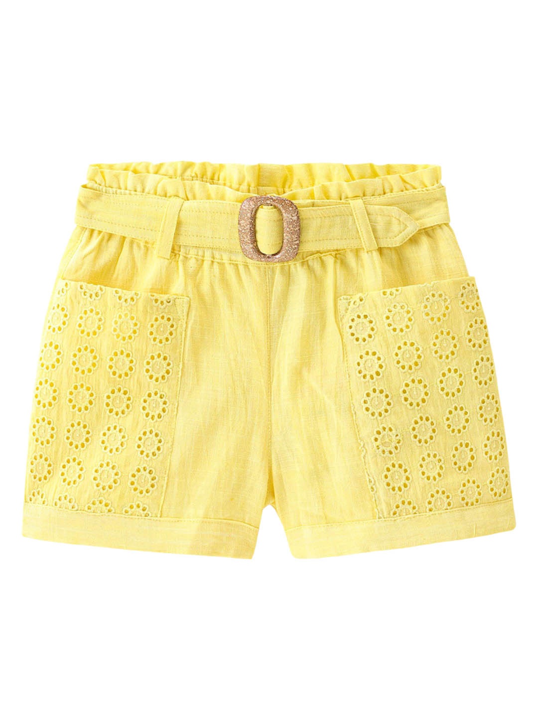 

ARIAS By LARA DUTTA Girls Shorts, Yellow