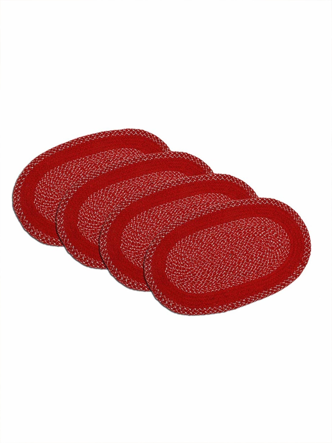 

Kuber Industries Maroon 4 Pieces Textured Anti Slip Doormats