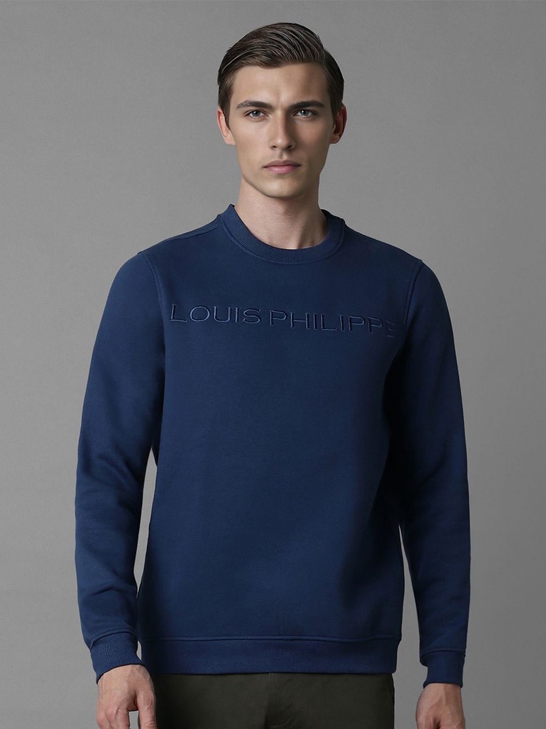 

Louis Philippe Men Sweatshirt, Blue