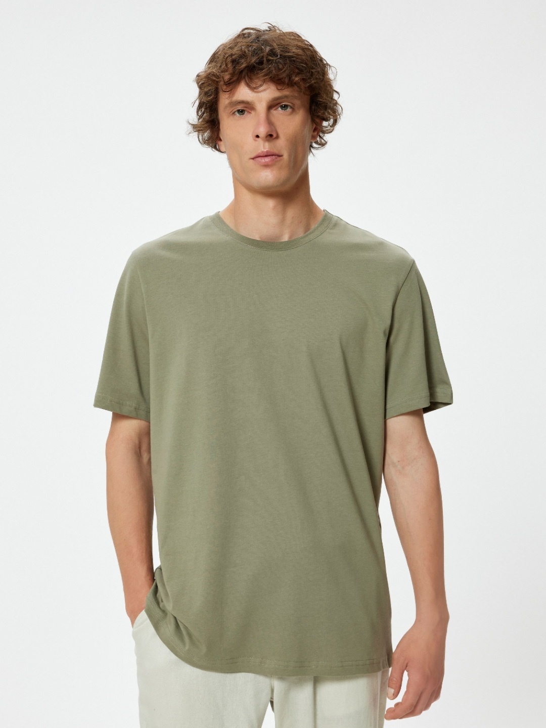 

Koton Men Pockets T-shirt, Khaki