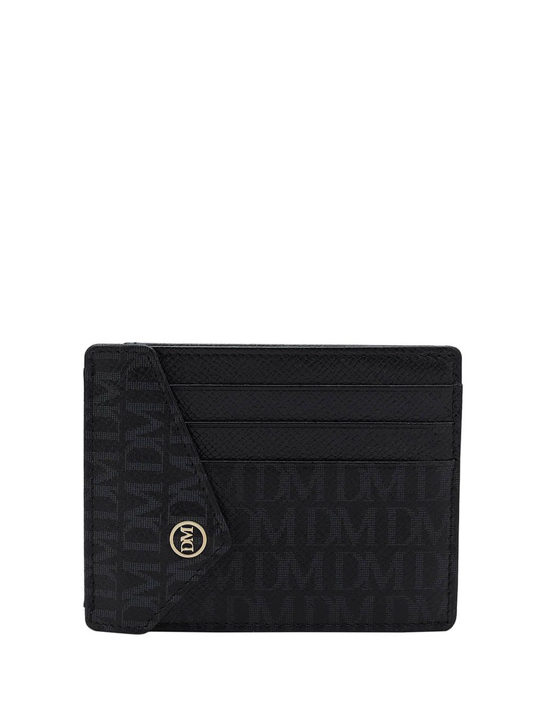 

Da Milano Unisex Leather Card Holder, Black