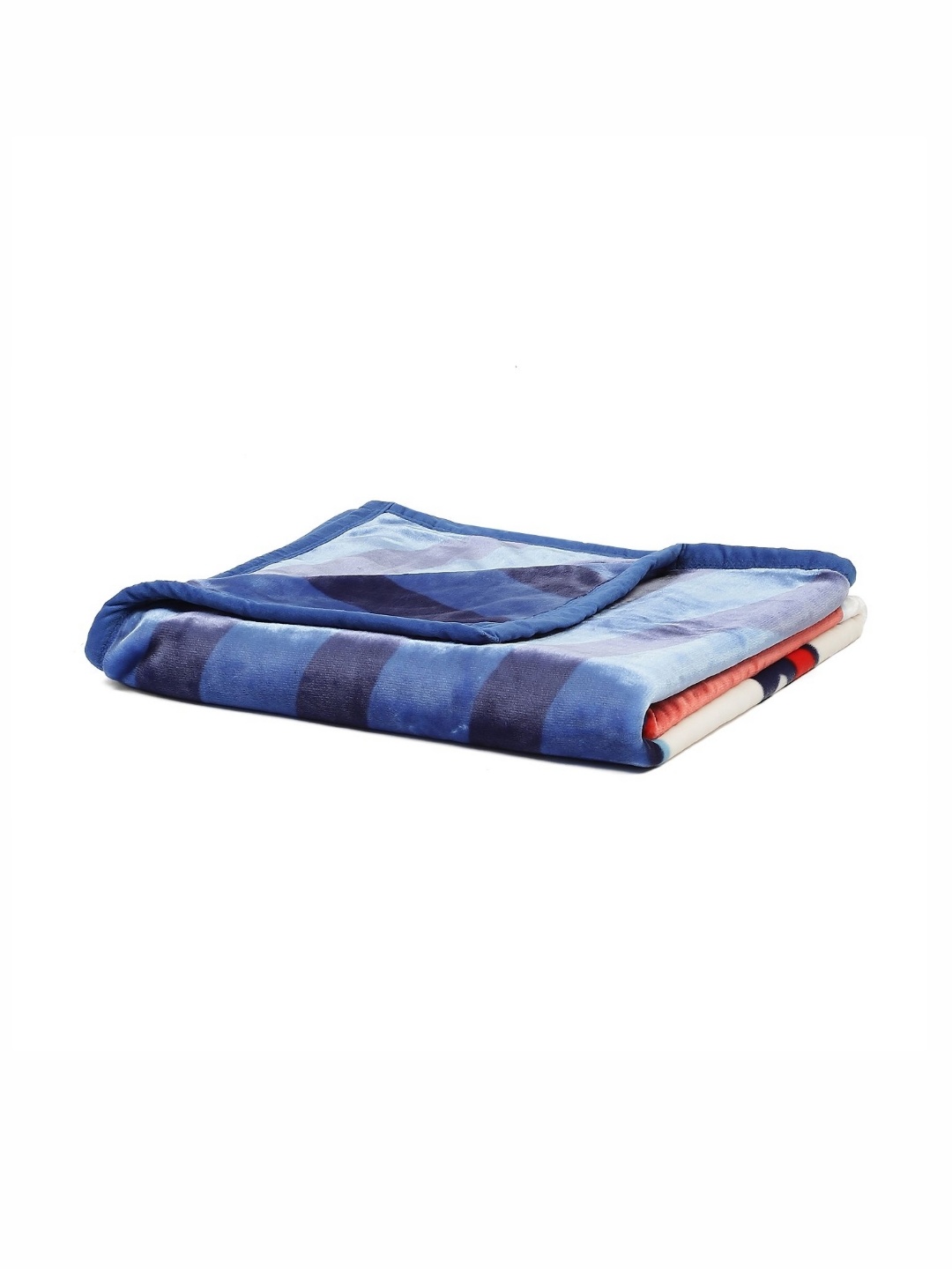 

Monte Carlo Blue & Red Mild Winter 600 GSM Single Bed Blanket