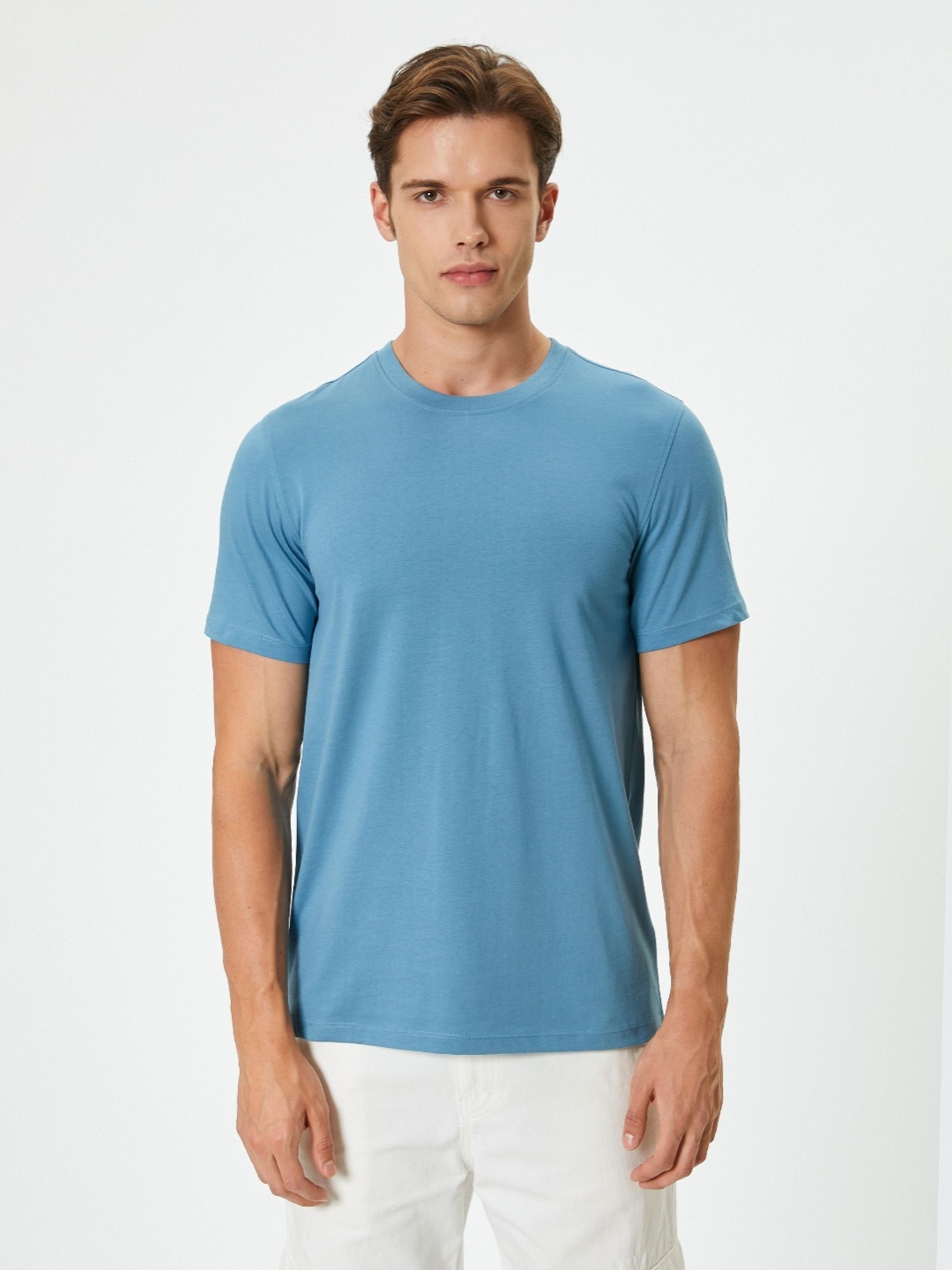 

Koton Men Pockets Slim Fit T-shirt, Blue