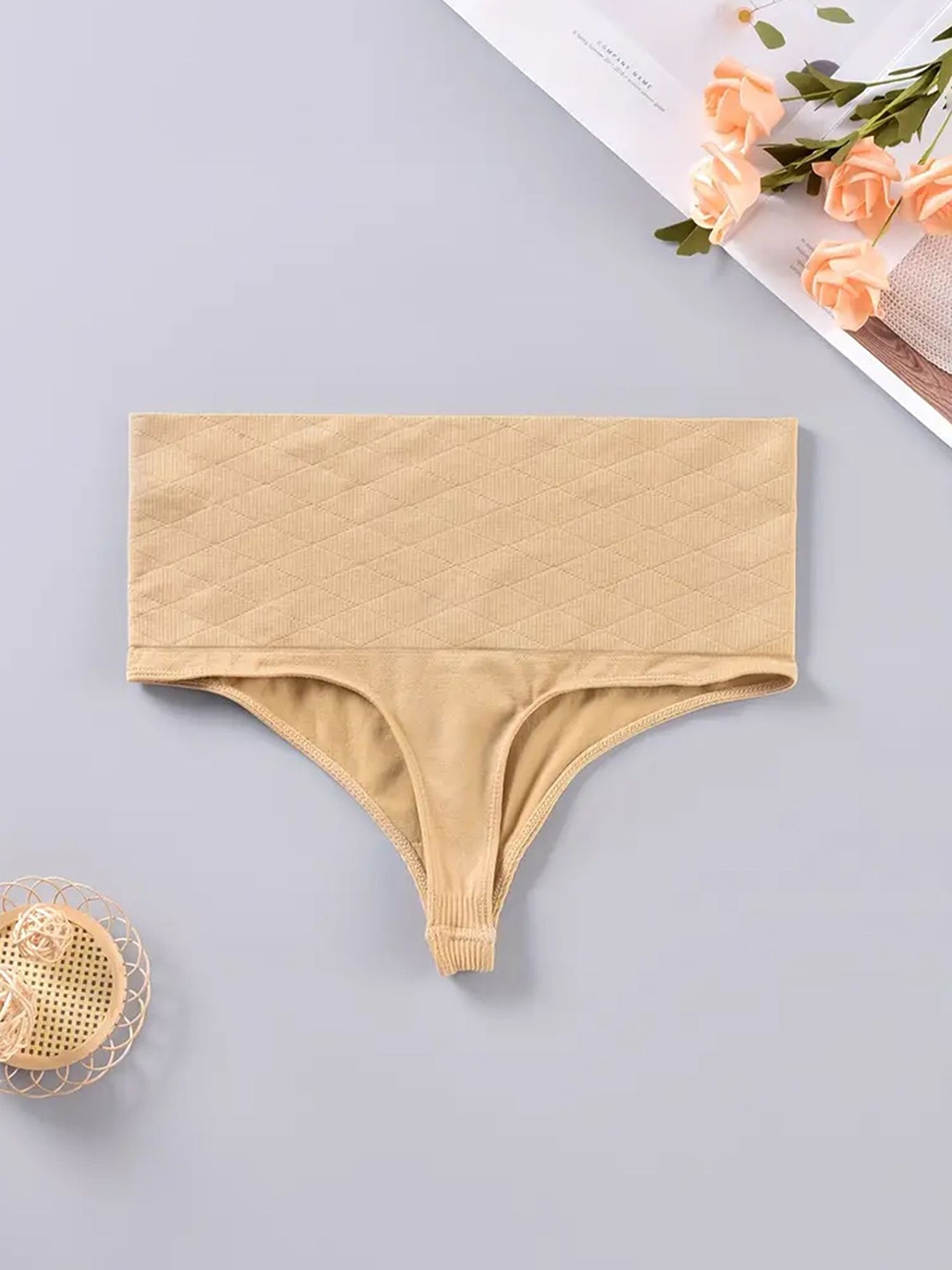 

LULU & SKY Women Plus Size Shaping Hipster Brief, Beige