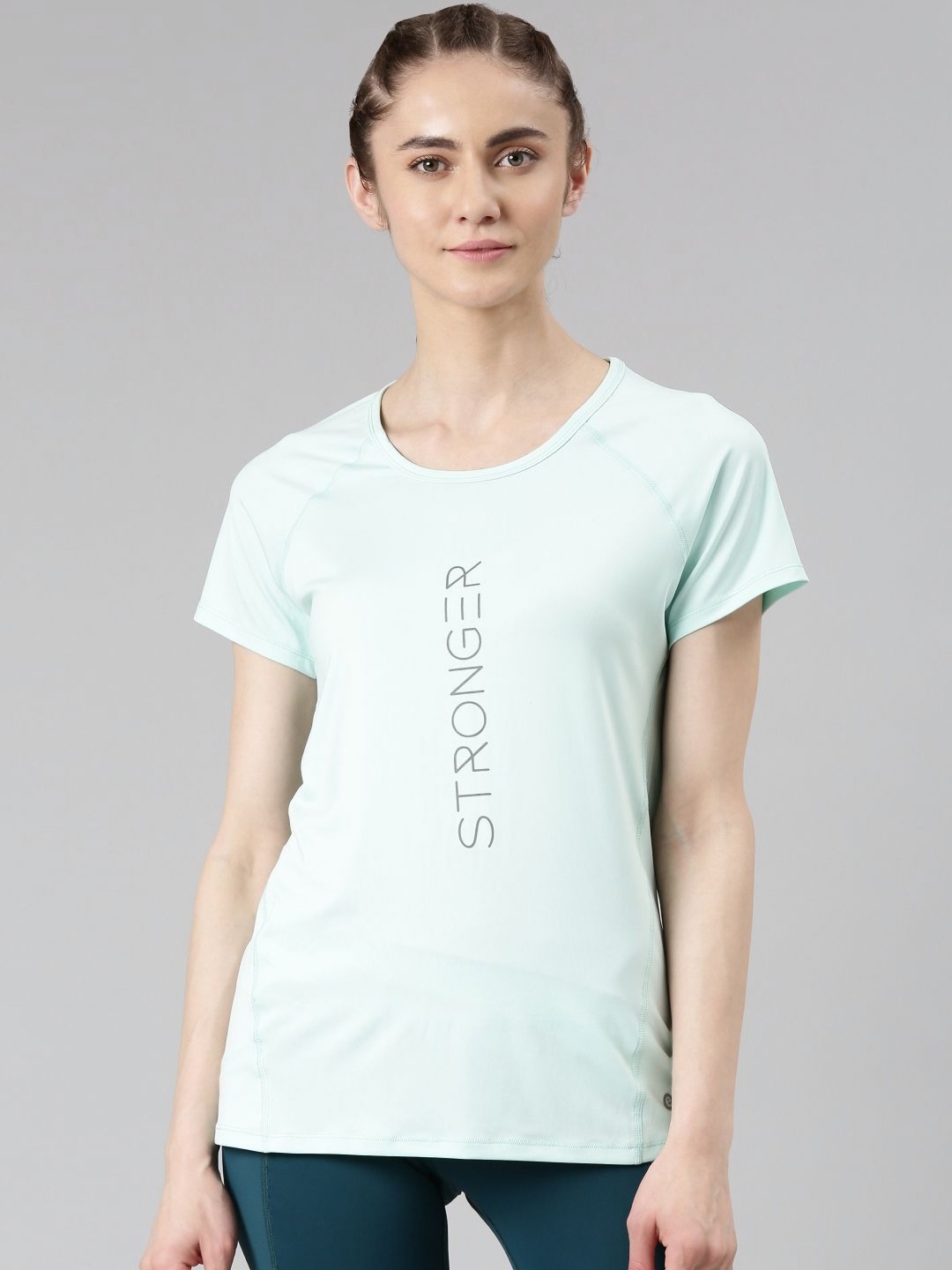 

Enamor Athleisure Raglan Sleeve Dry Fit Tshirt, Blue