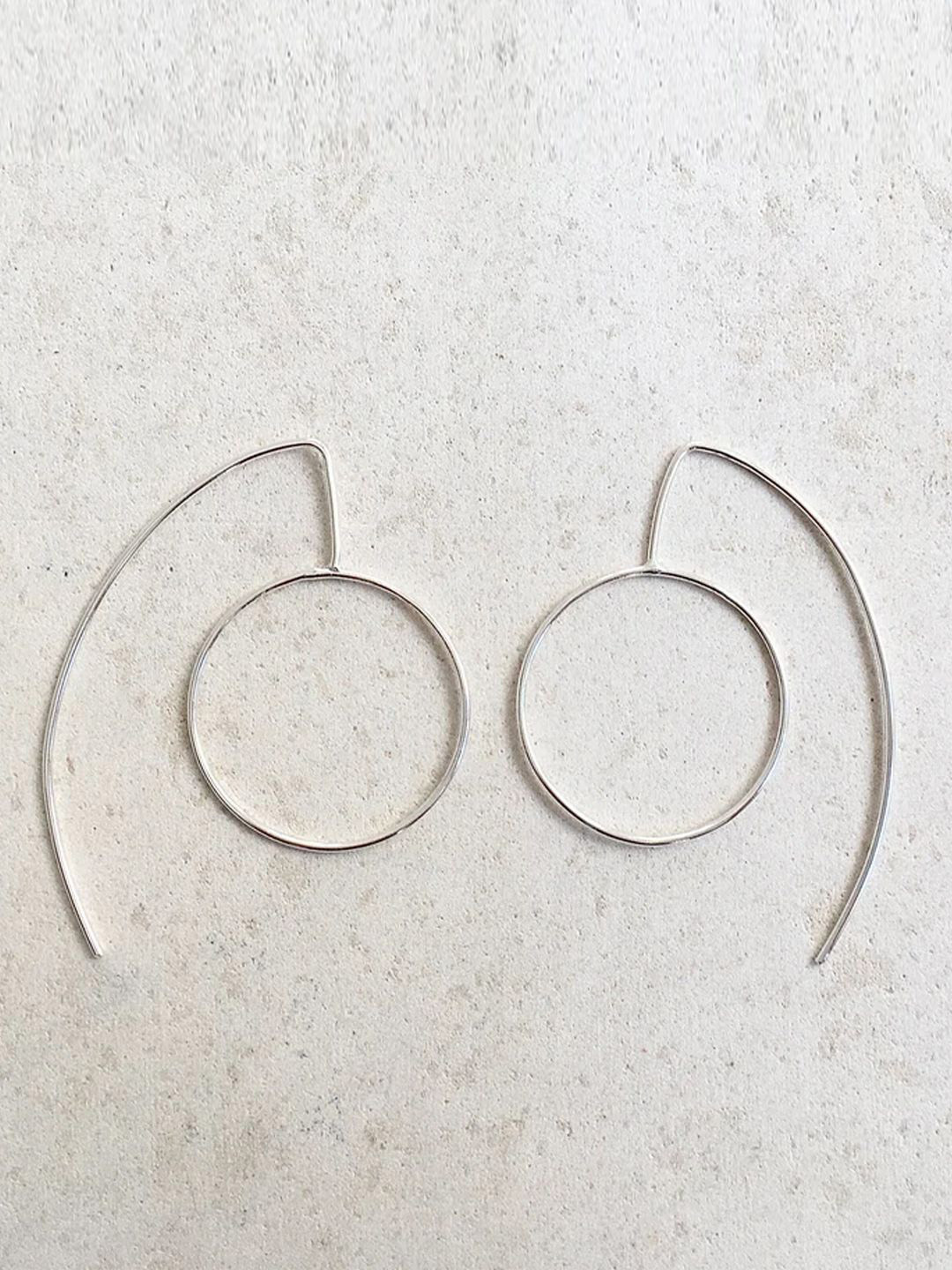 

DressBerry Goldnera 925 Sterling Silver Circular Hoop Earrings