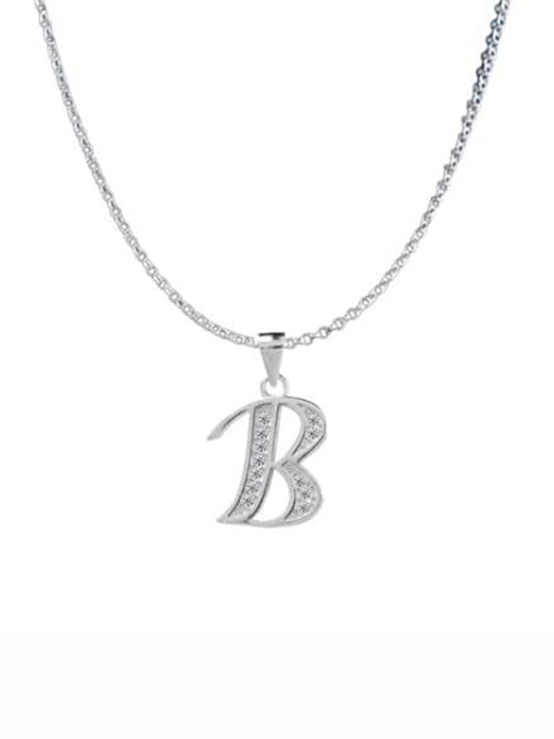 

Paavni Rhodium-Plated Contemporary Pendants, Silver