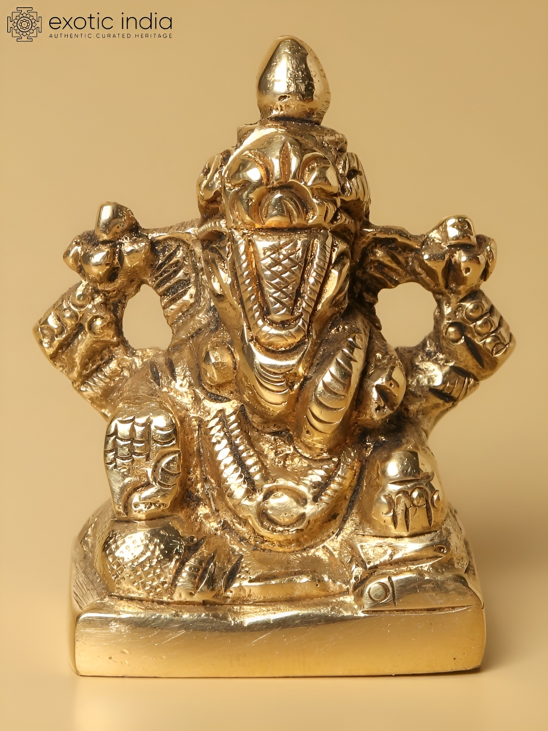 

Exotic India Gold-Toned Religious Idol Showpiece
