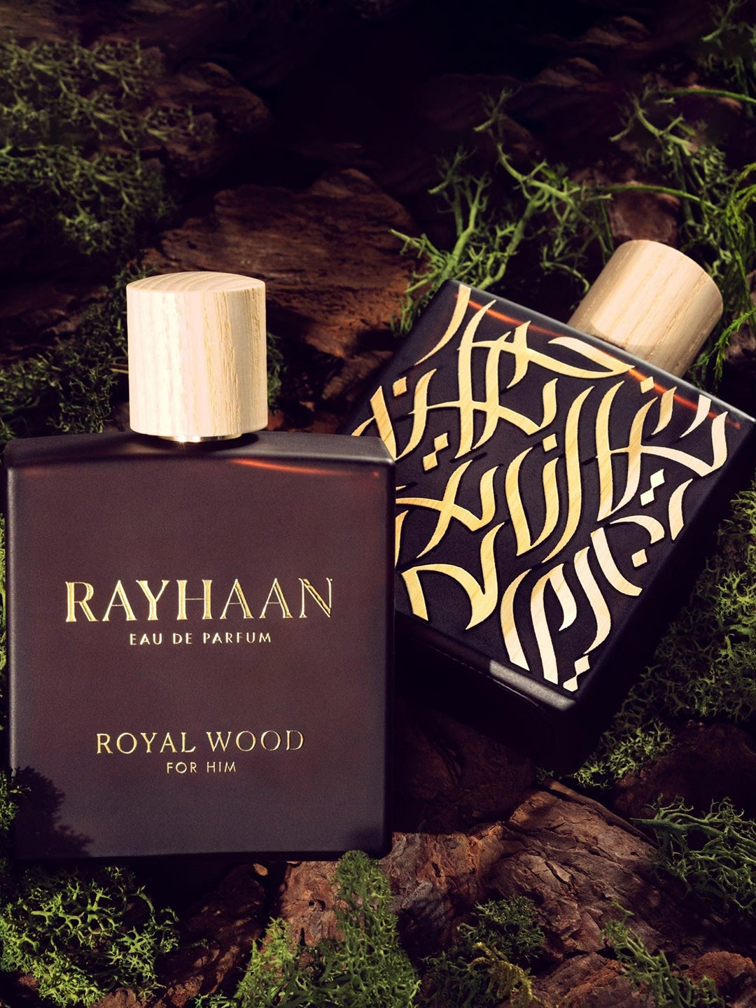 

RAYHAAN Men Royal Wood Eau De Parfum Spray- 100ml, Brown