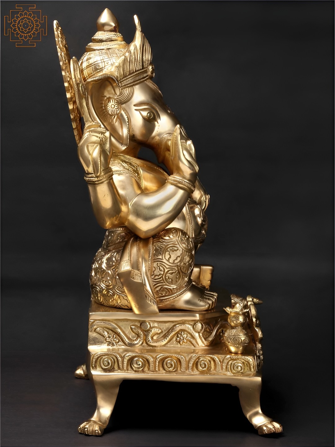 

Exotic India Gold-Toned Religious Idol Showpiece