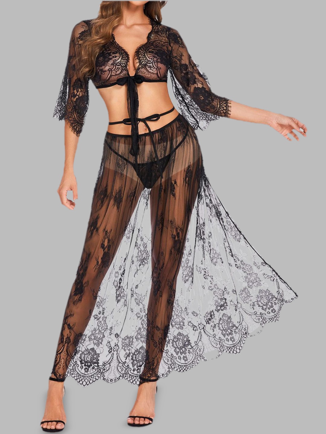 

FIMBUL Net Baby Doll, Black