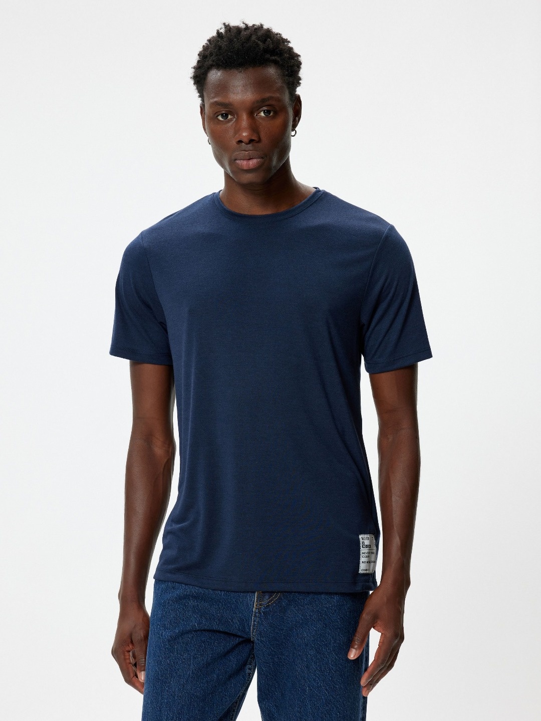 

Koton Men Pockets T-shirt, Navy blue