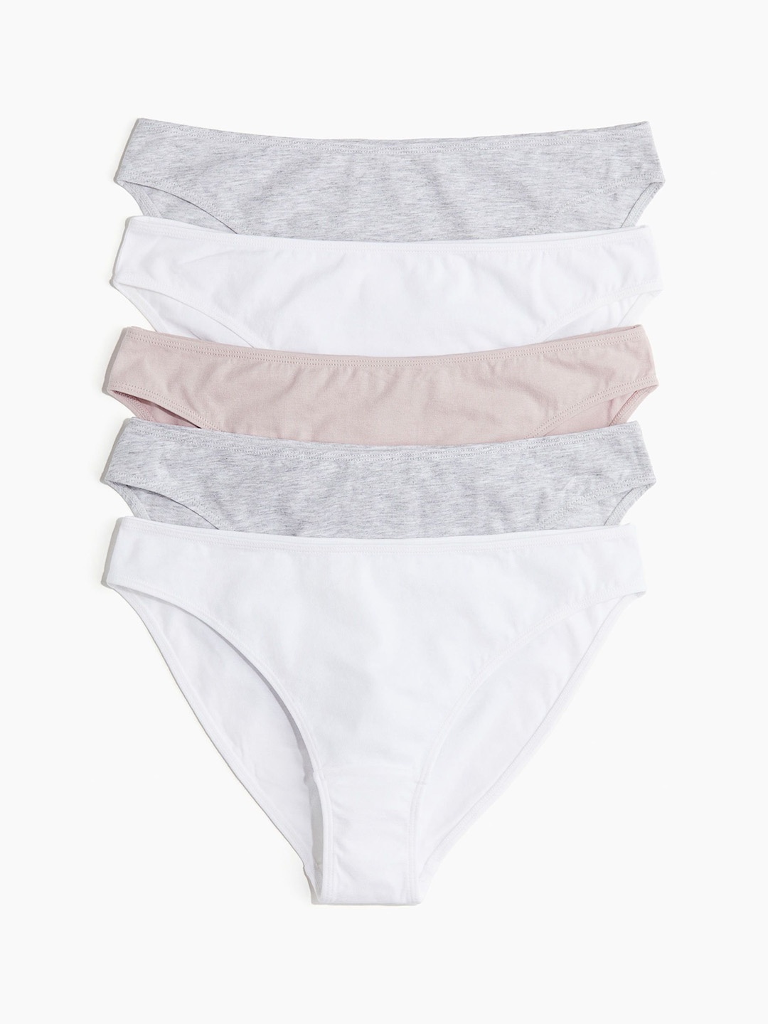 

H&M 5-Pack Cotton Briefs, Pink