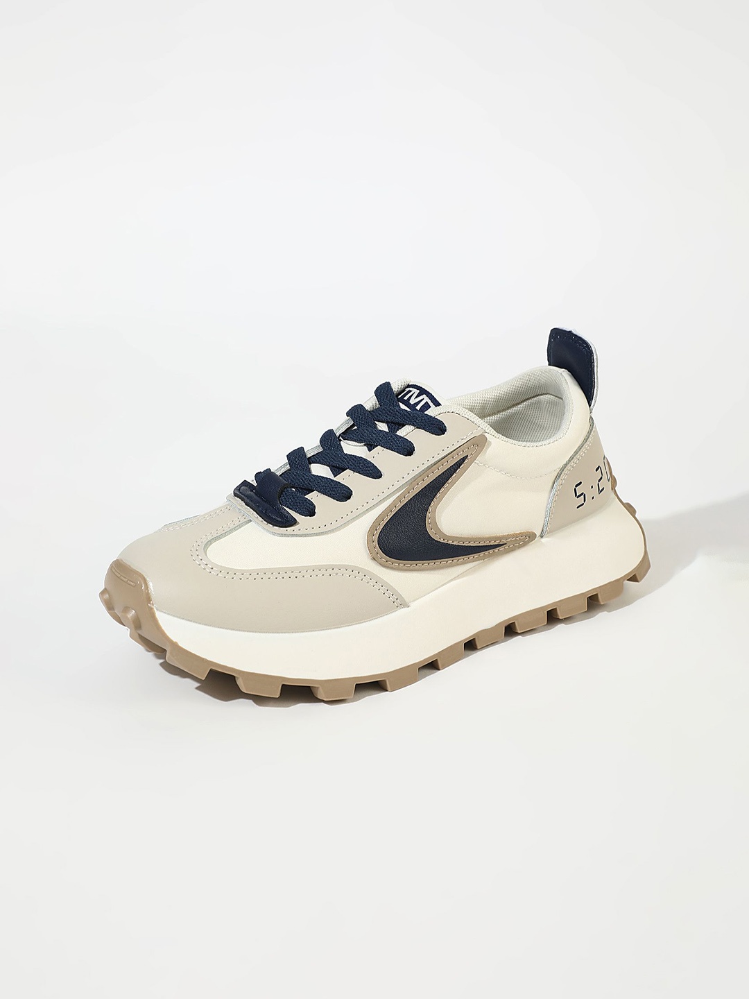 

LULU & SKY Women Colourblocked PU Everyday Sneakers, Blue