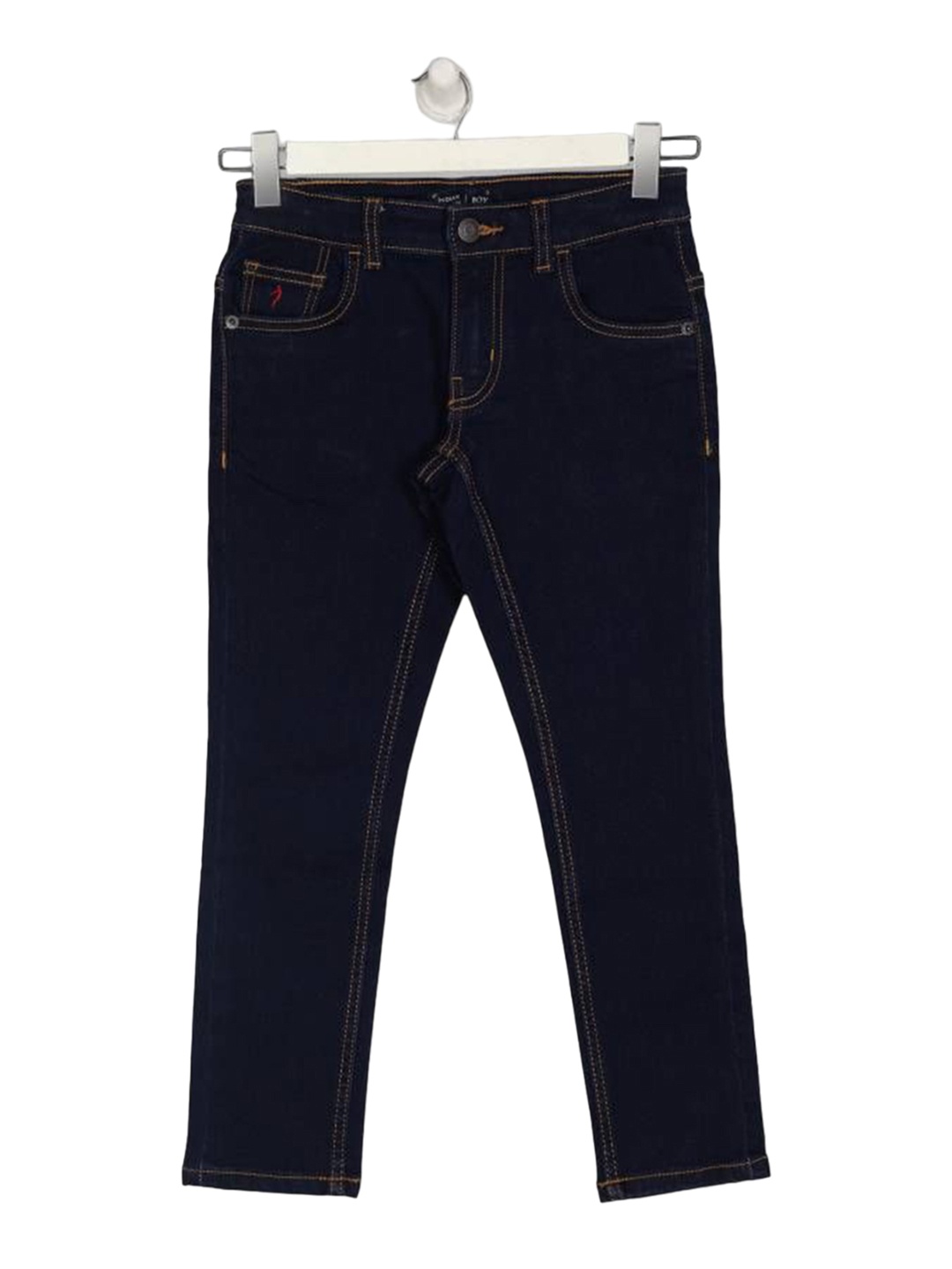 

Indian Terrain Boys Classic Mid-Rise Jeans, Blue