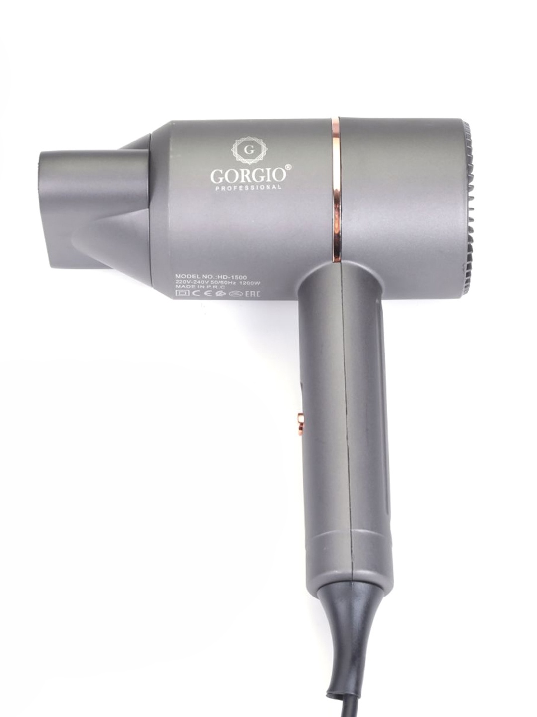 

GORGIO PROFESSIONAL HD1500 Easy Handling Hair Dryer, Grey