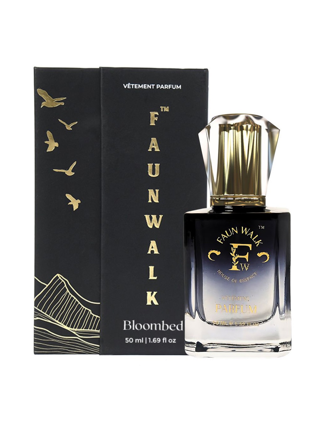 

FAUN WALK Women Bloombed Long Lasting Perfume- 50ml, Black
