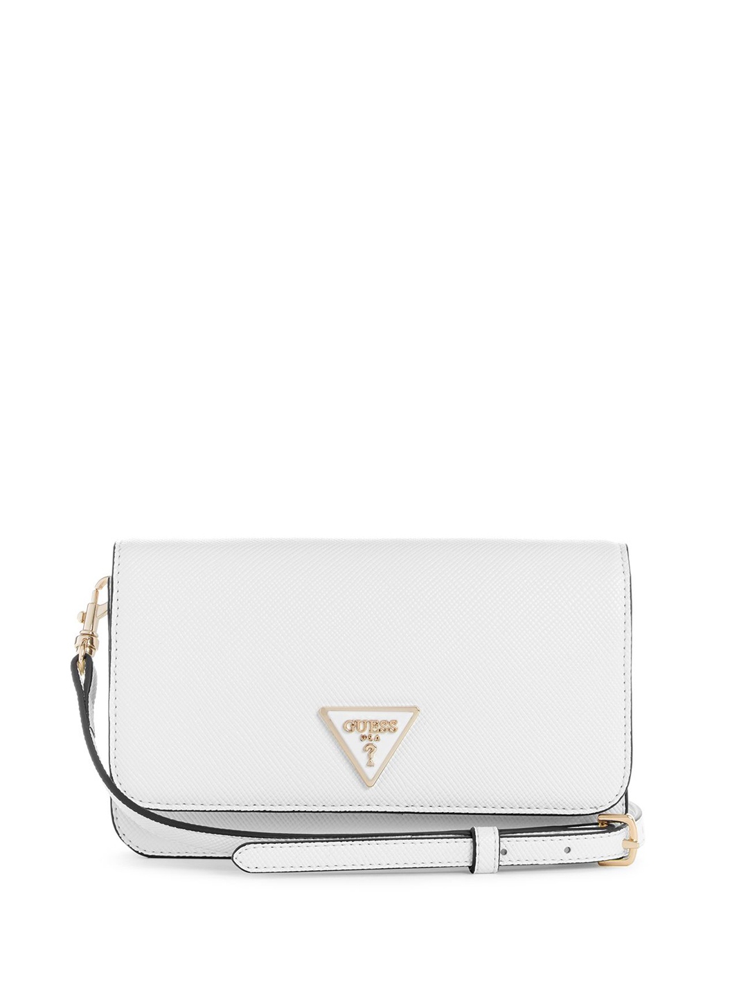 

GUESS PU Structured Shoulder Bag, White