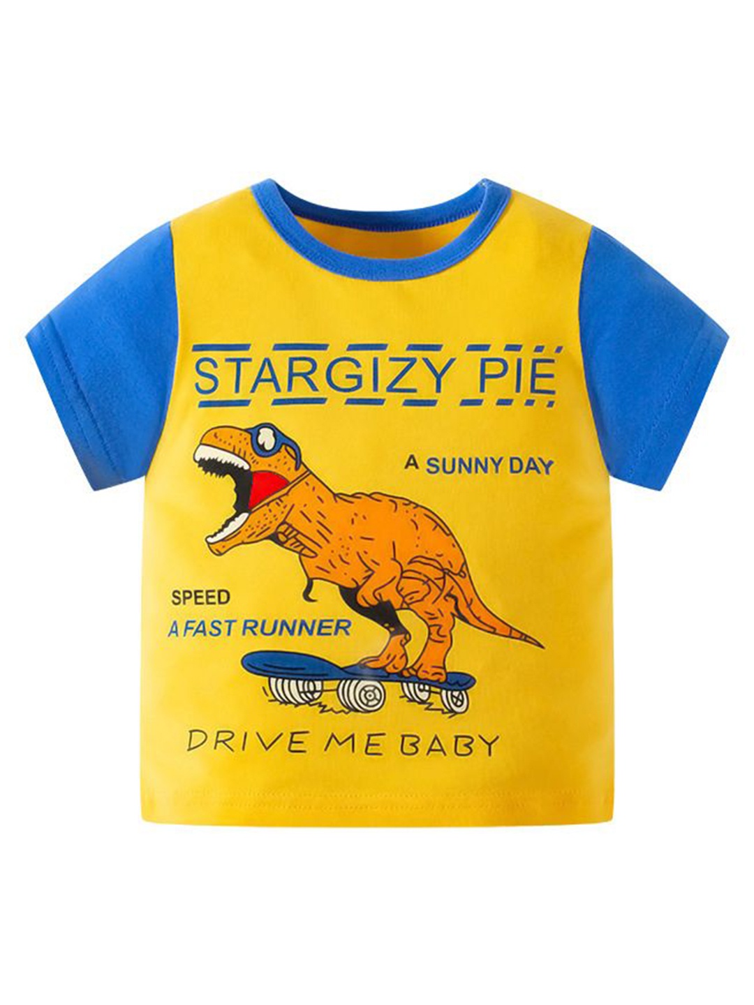 

StyleCast Kids Printed Applique T-shirt, Yellow