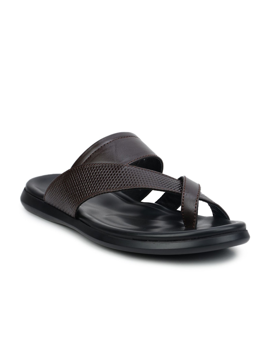 

Zoom Shoes Men Leather Comfort Sandals, Brown