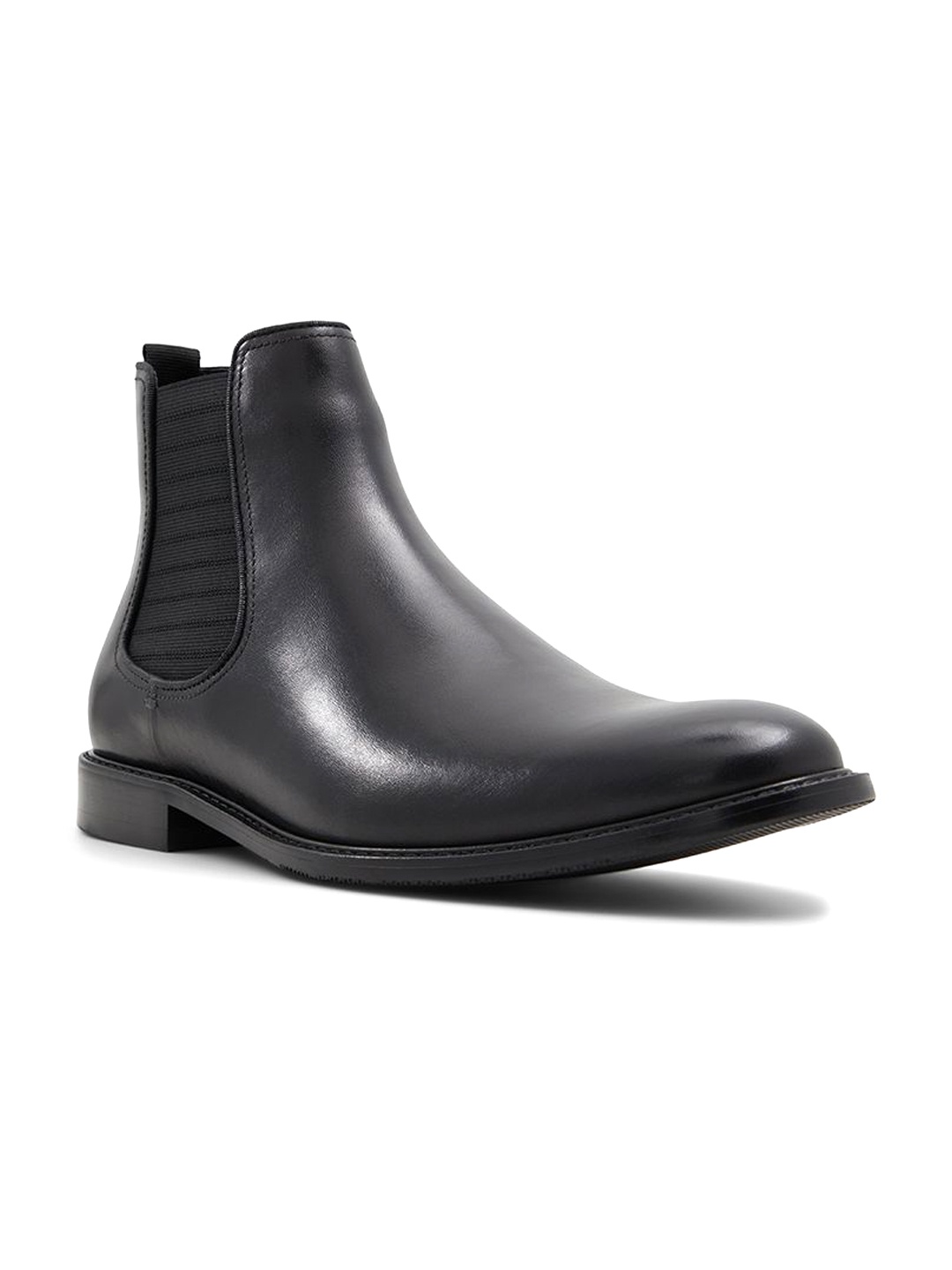 

ALDO Men Leather Regular Boots, Black