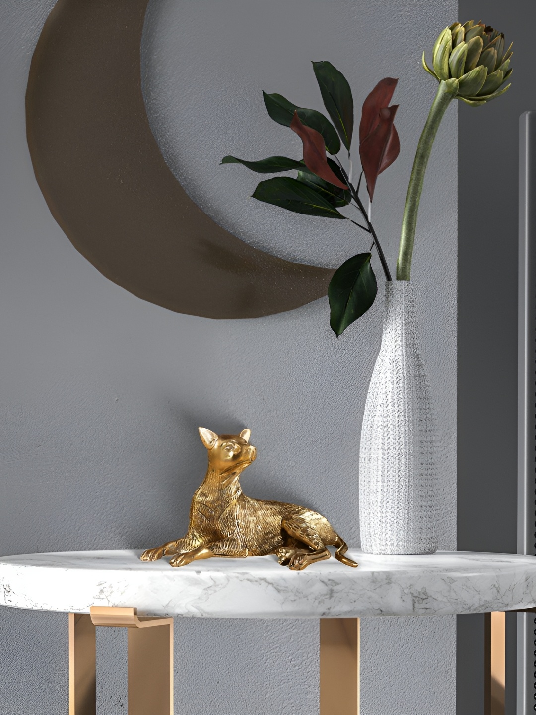 

Exotic India Gold-Toned Figurine Showpiece