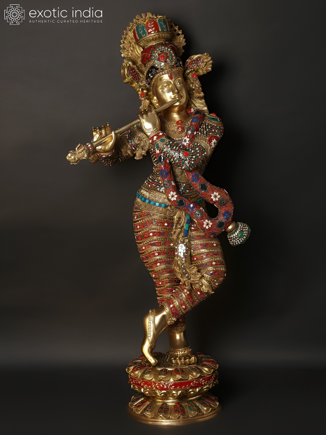 

Exotic India Gold-Toned Idol Showpiece