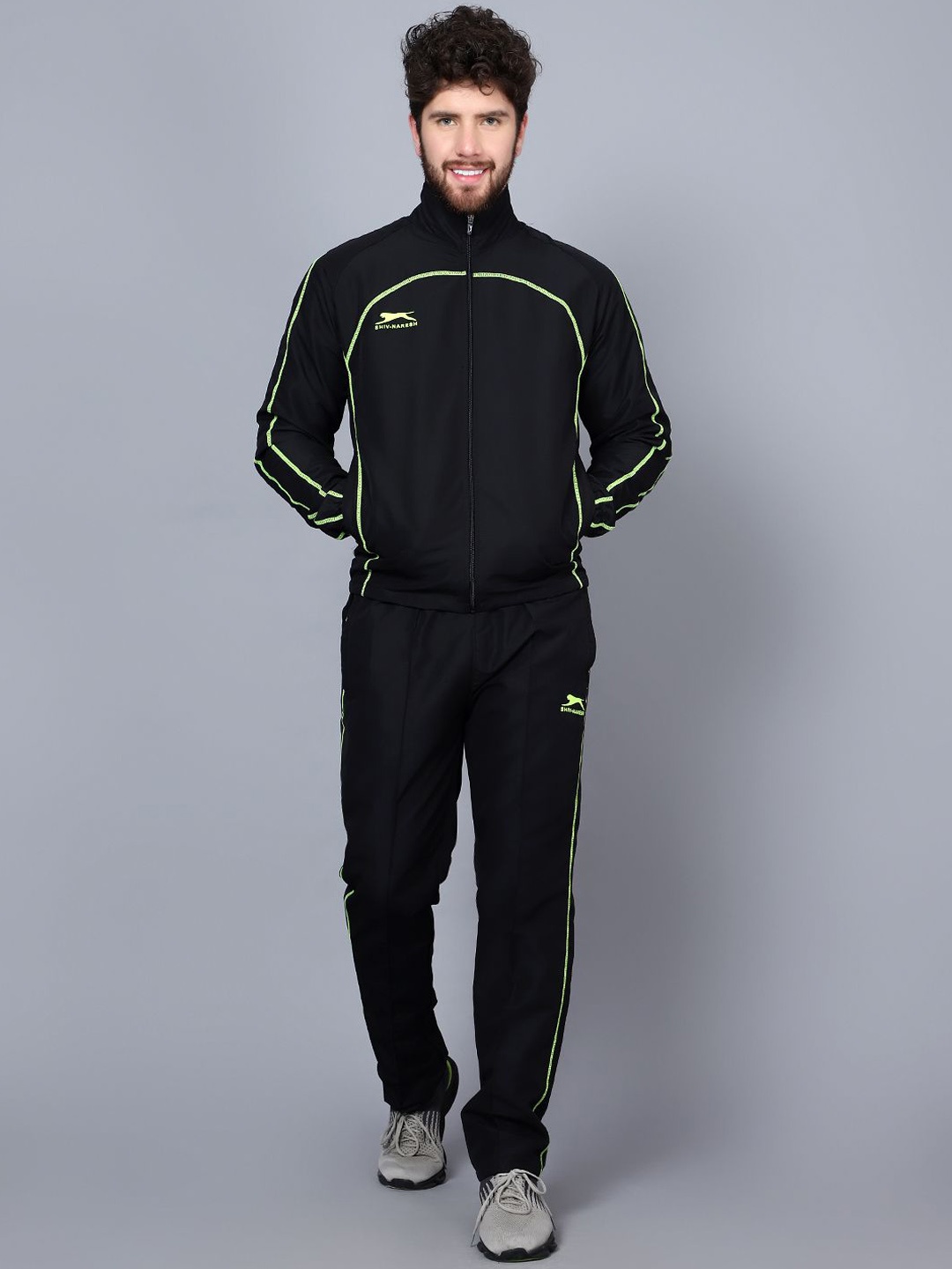 

Shiv Naresh Brand Logo Tracksuits, Black