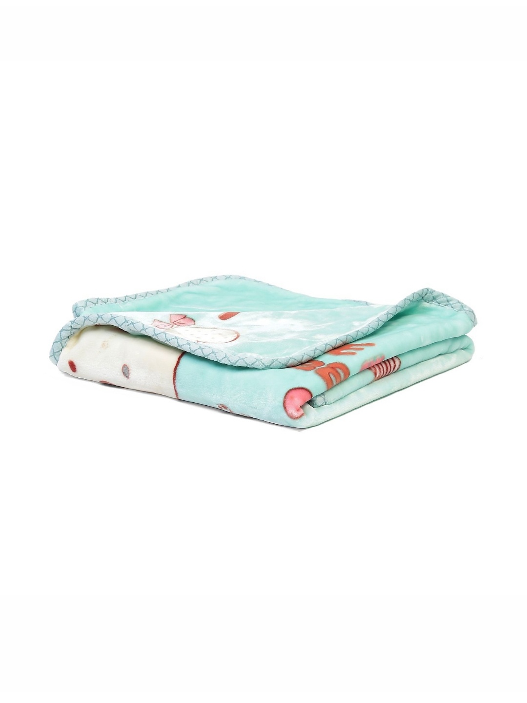 

Monte Carlo Blue & White Cartoon Characters Mild Winter 550 GSM Single Bed Blanket