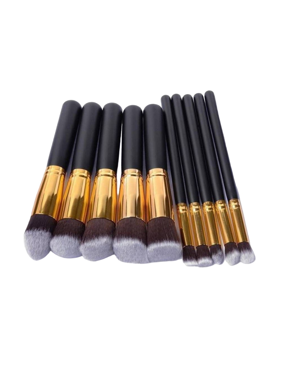 

Yoana Set Of 10 Premium Makeup Brush, Black