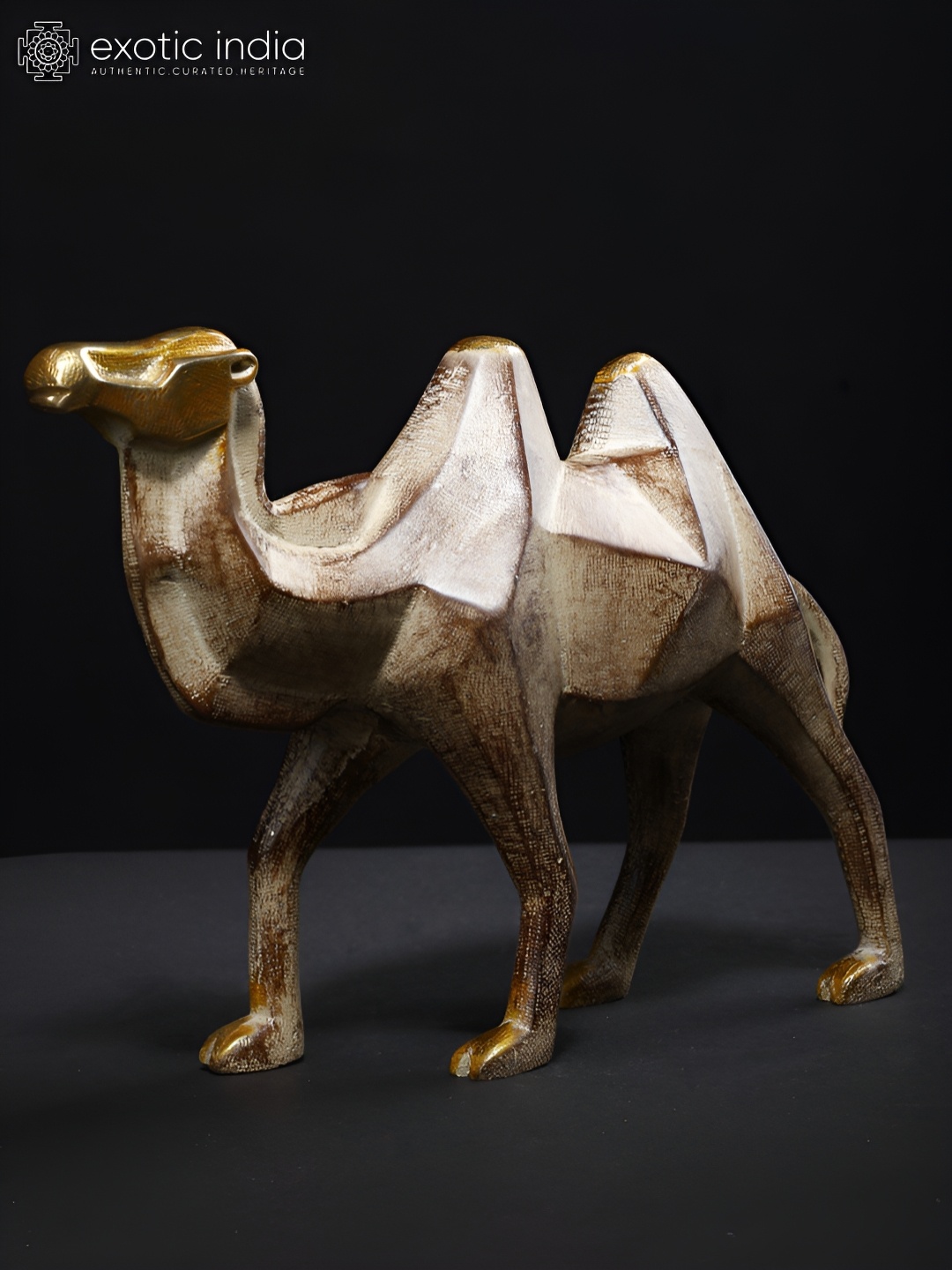 

Exotic India Gold-Toned Figurine Showpiece