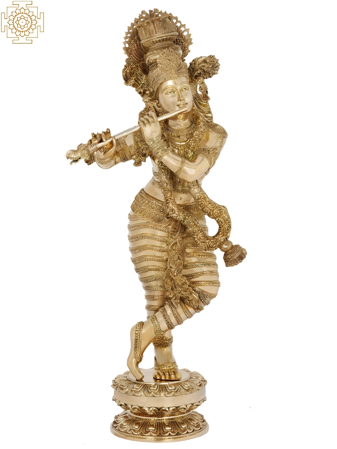 

Exotic India Gold-Toned Religious Idol Showpiece