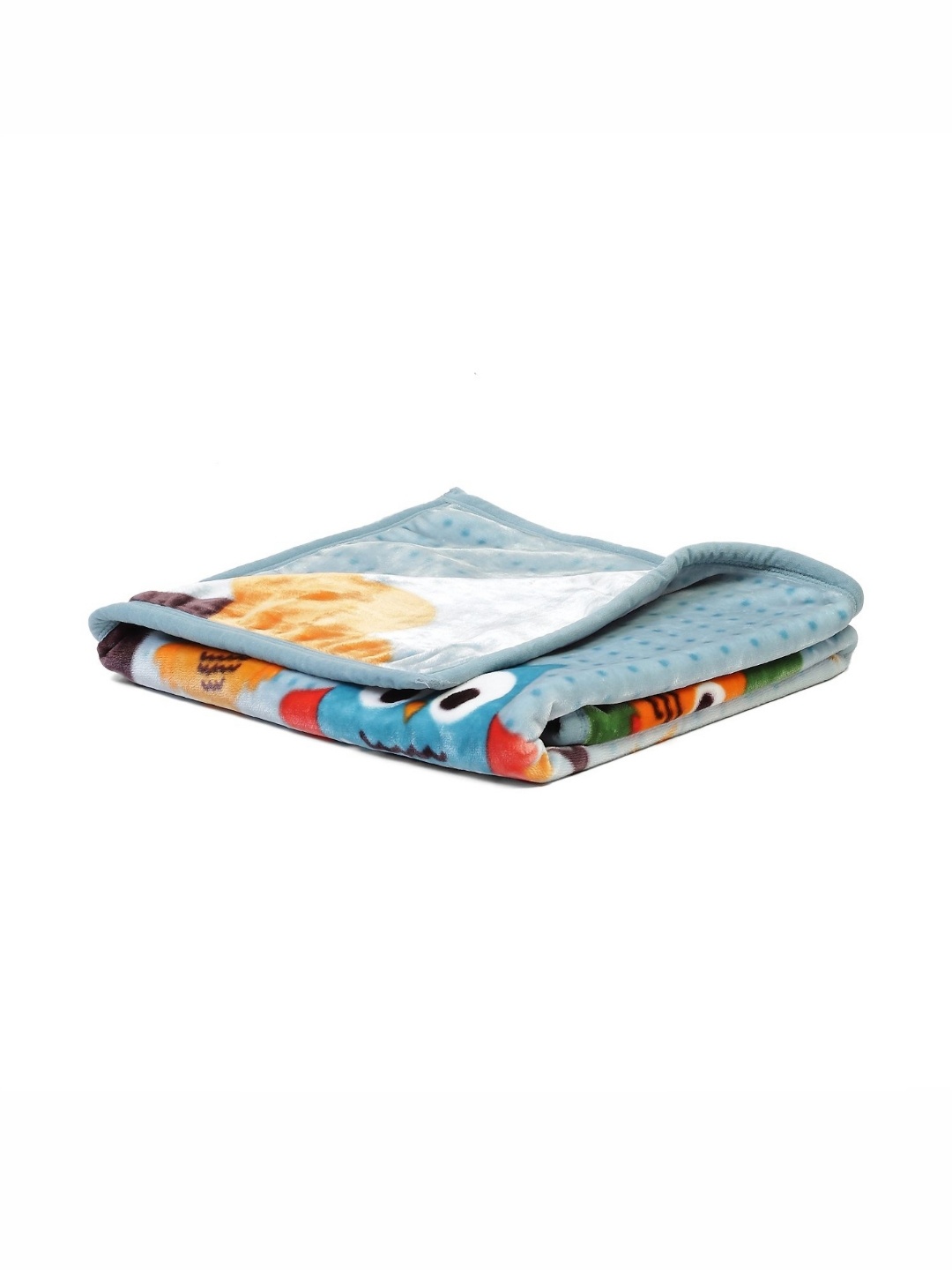 

Monte Carlo Blue & Red Cartoon Characters Mild Winter 600 GSM Single Bed Blanket