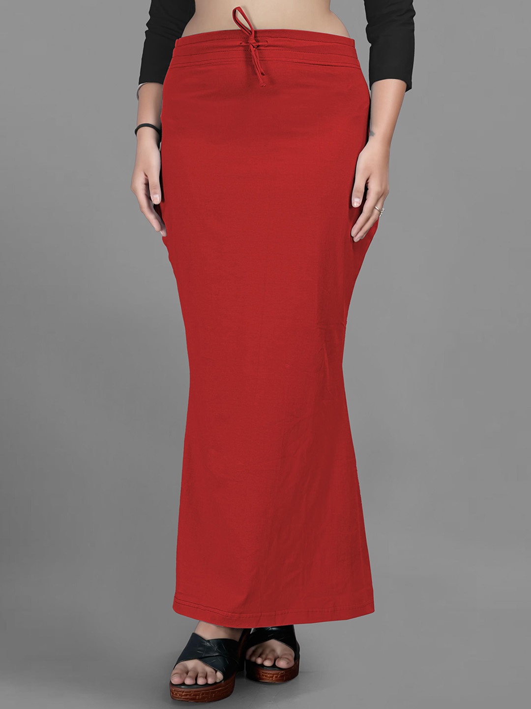 

SWAADHI High-Rise Saree Shapewear, Red