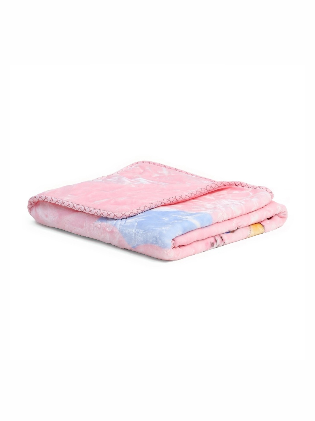 

Monte Carlo Pink & Yellow Cartoon Characters Mild Winter 600 GSM Single Bed Blanket