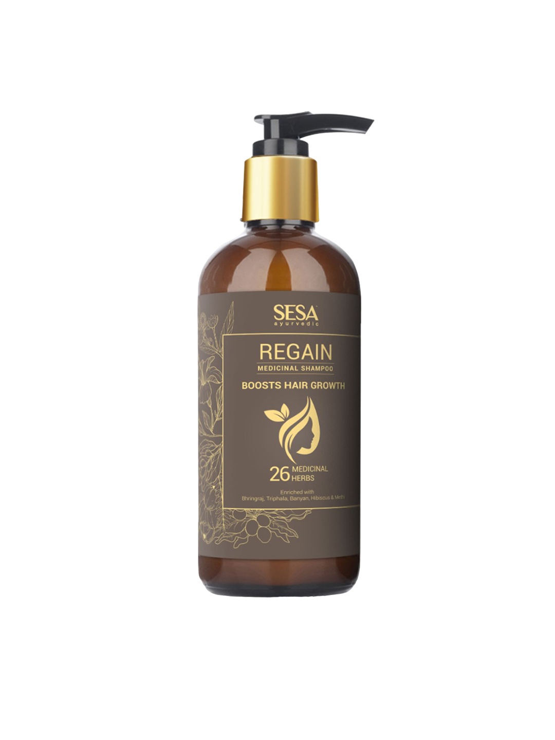 

Sesa Regain Medicinal Shampoo- 300 ml, Transparent