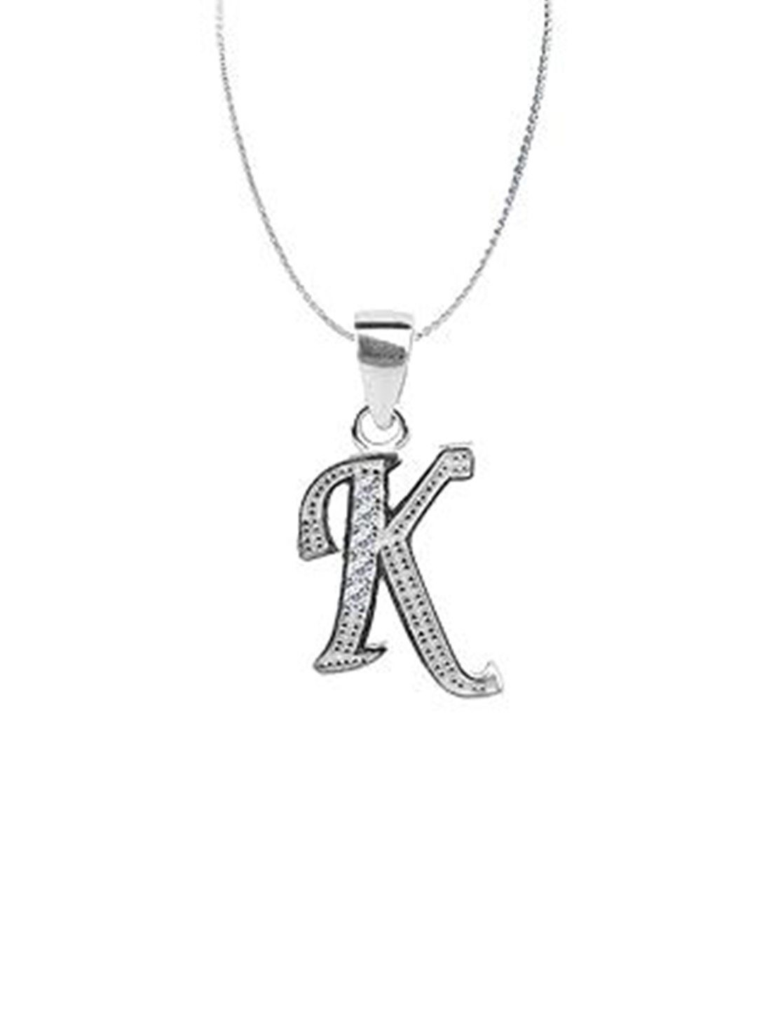

Paavni Rhodium-Plated Contemporary Pendants, Silver