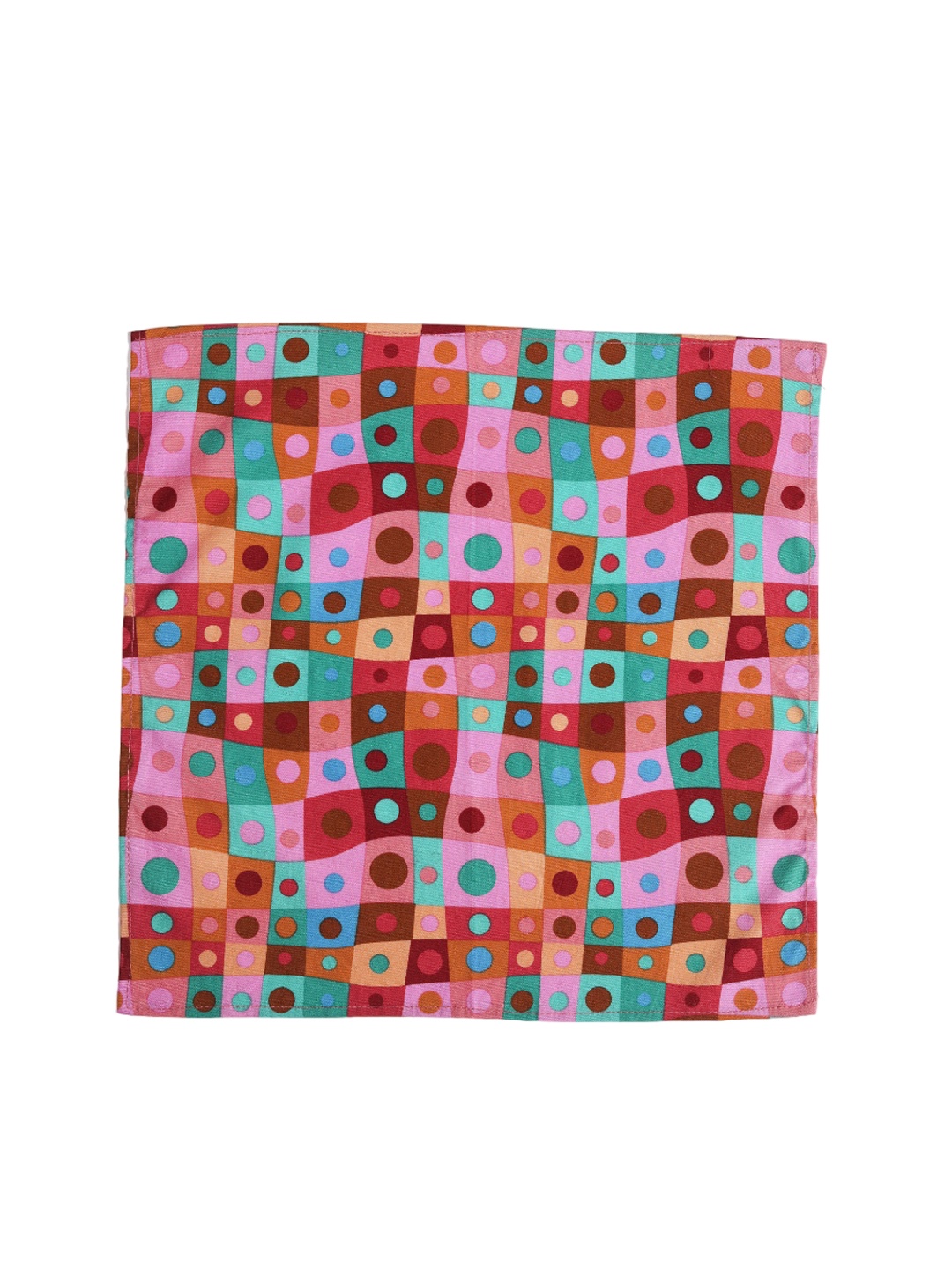 

MODARTA Printed Pocket Squares, Pink