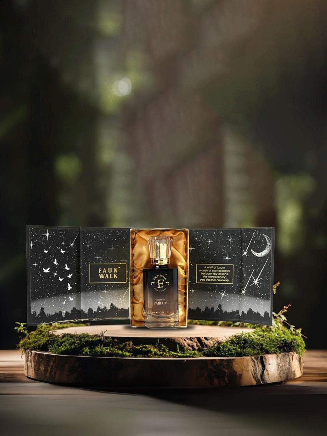

FAUN WALK Men Irish Wood Perfume-100ml, Black