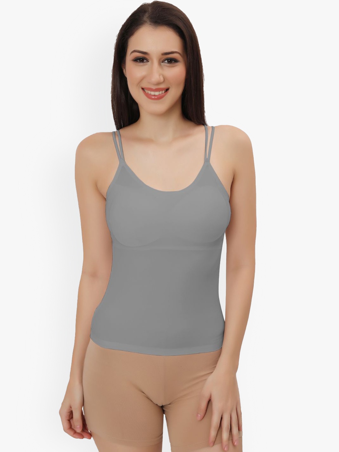 

Bella Voste Lightly Padded Maternity Camisoles, Grey