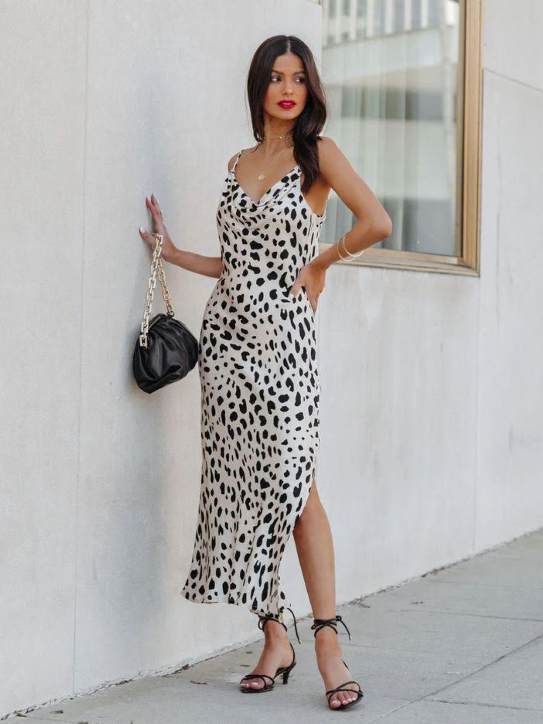 

StyleCast Animal Printed Sleeveless Sheath Maxi Dress, White