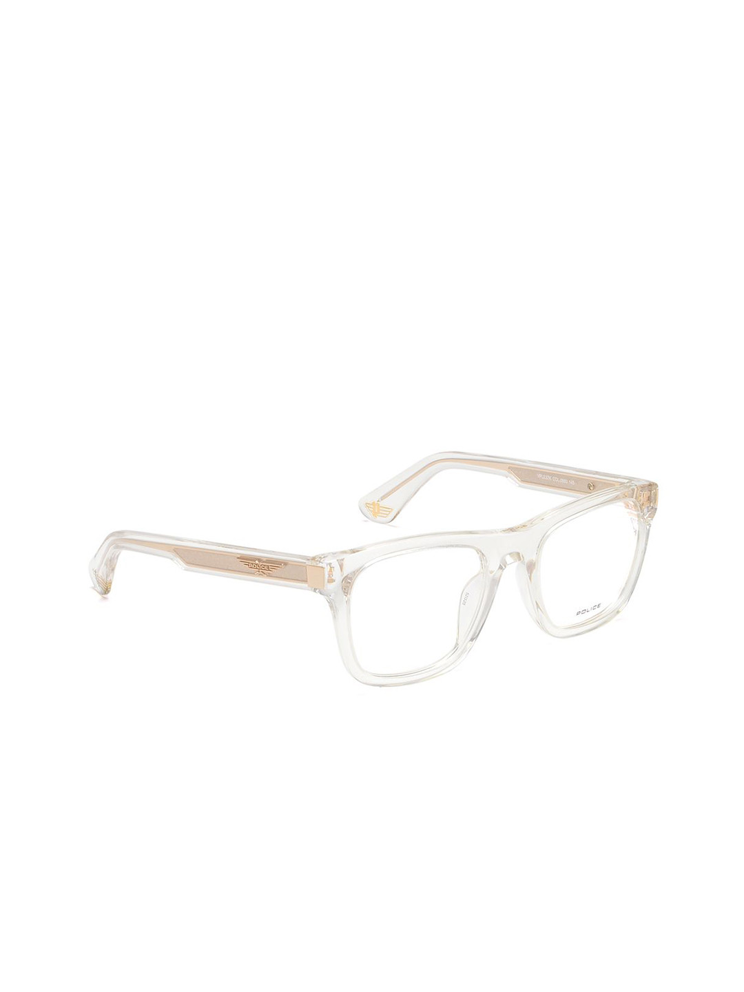

Police Men Full Rim Square Frames, White