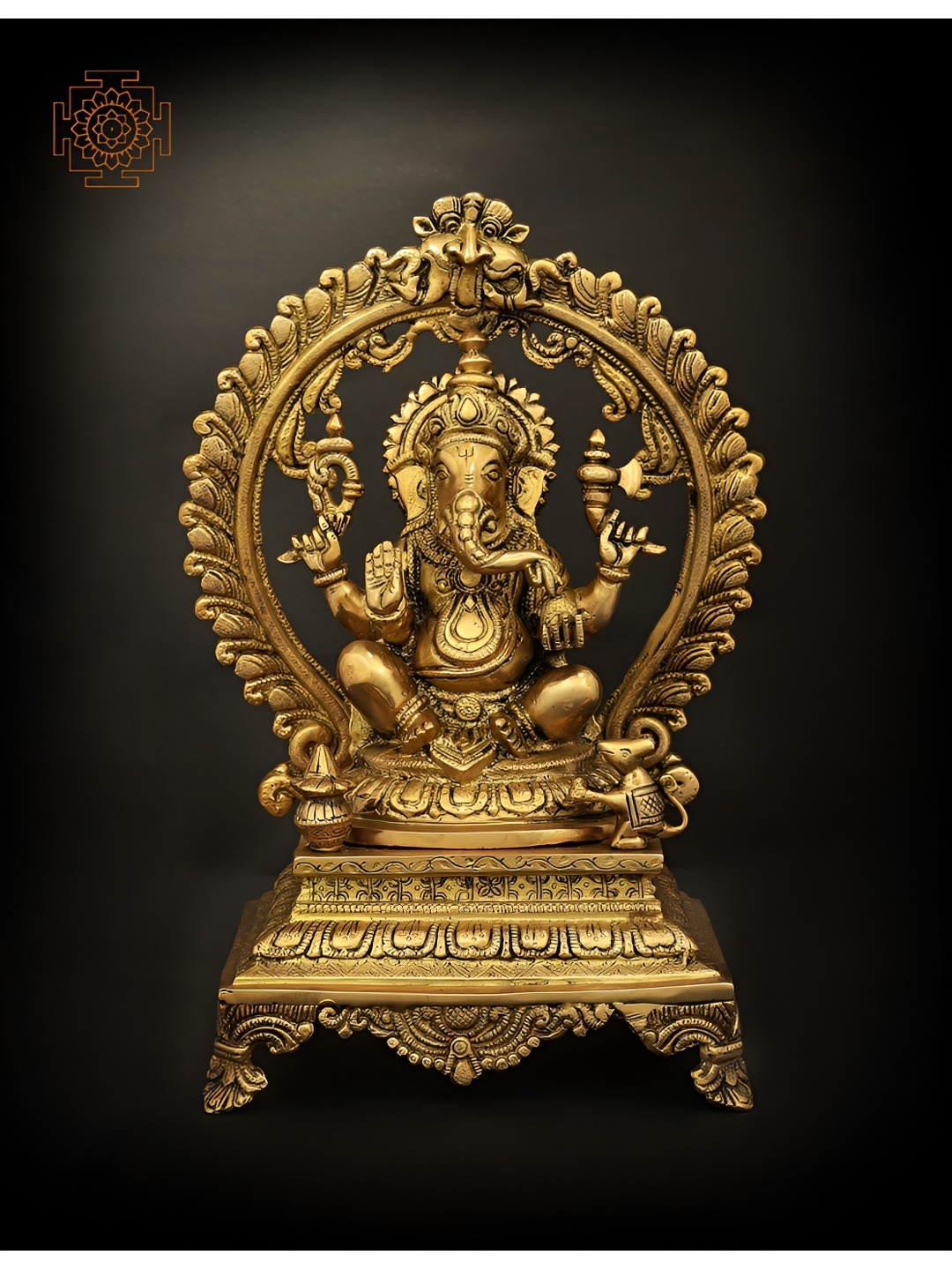 

Exotic India Gold-Toned Idol Showpiece