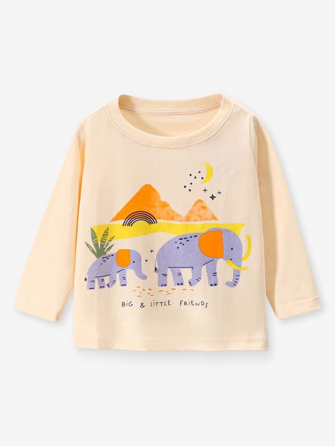 

StyleCast Girls Printed T-shirt, Peach