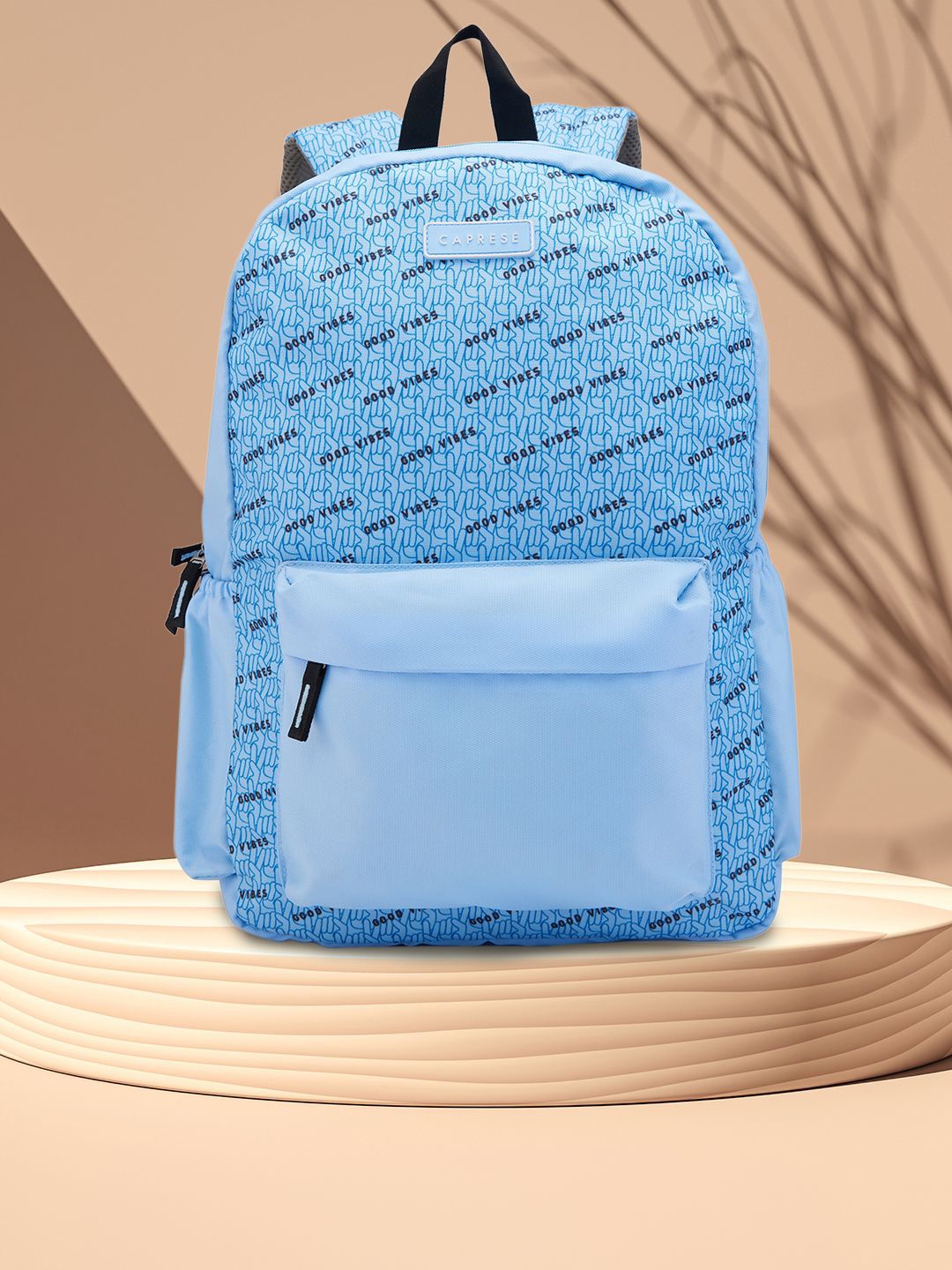 

Caprese Women Graphic Backpack, Blue