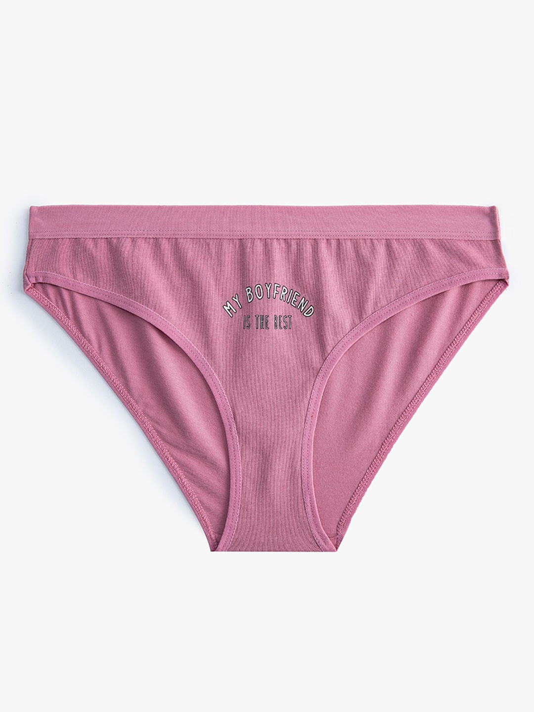 

Koton Mid Waist Seamless Briefs 8684288091855, Pink