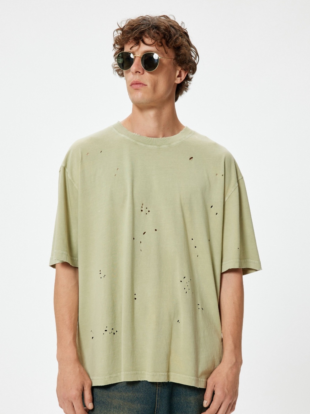 

Koton Men V-Neck T-shirt, Green