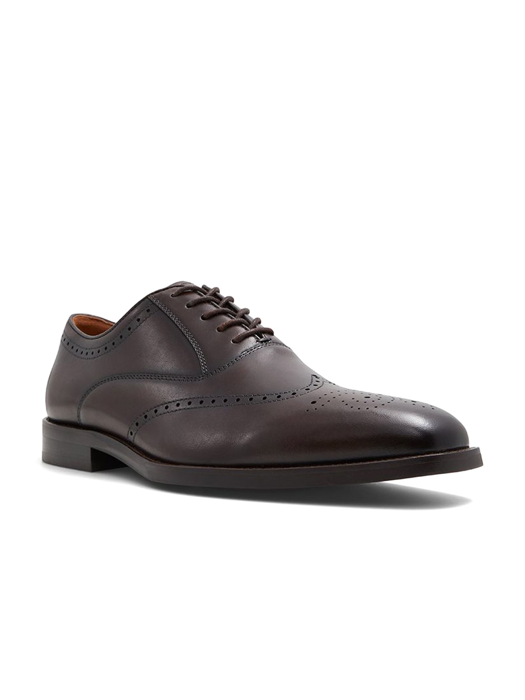 

ALDO DONALD Men Leather Formal Brogues, Brown