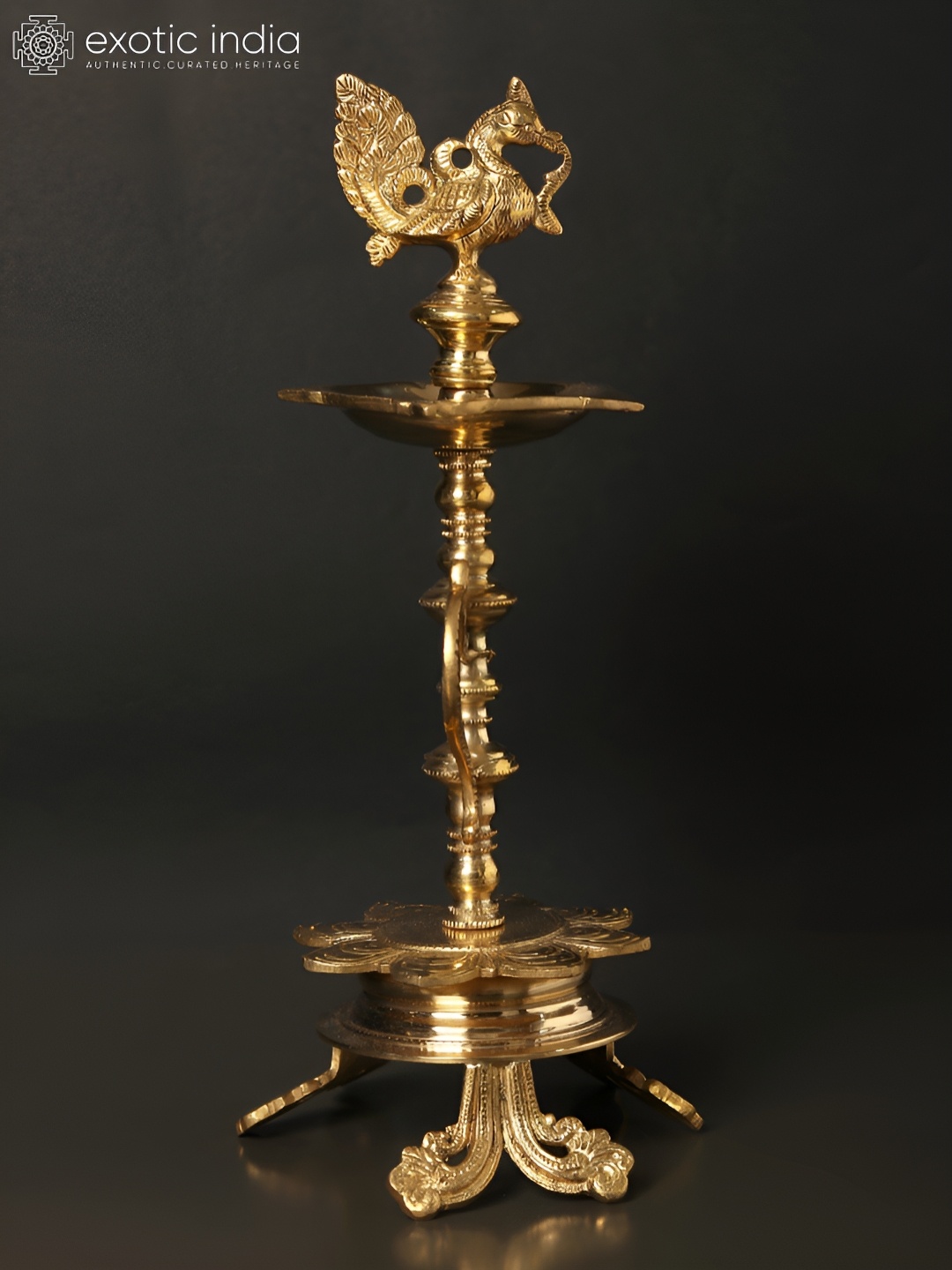 

Exotic India Gold-Toned Figurine Showpiece